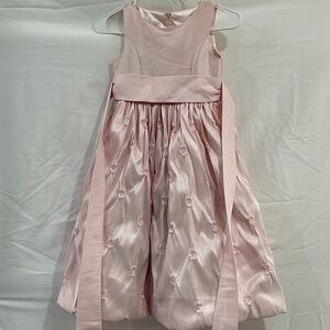 Cinderella Pale Pink Satin Floral-Embellished Party Dress